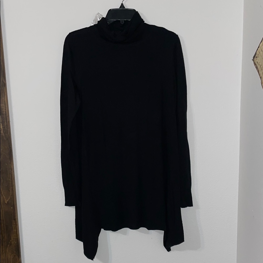 NWT APT 9 Black Turtleneck Long Sleeve Tunic